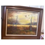Original duck oil painting
