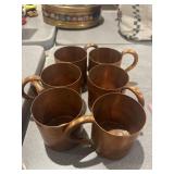 Copper mugs