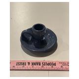 Bybee blue candlestick holder