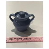 Bybee light blue sugar bowl