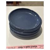 Bybee blue 4- 8" plates