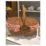 Old picnic basket