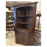 Solid pine corner hutch