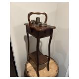 Rare wooden smoke stand