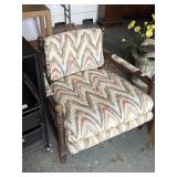 Vtg armchair Chippendale style