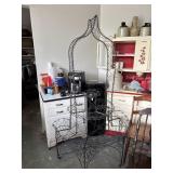 Victorian Antique Heart shape wire metal art