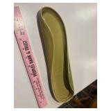 Russel Wright pottery Chartreuse Oval dish