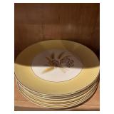 Vintage Autumn Gold 6 -10 inch plates