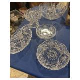 5 piece American brilliant cut Crystal glass