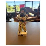 Vintage handpainted, Japan porcelain musician