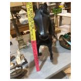 Large battat black quarter horse toy