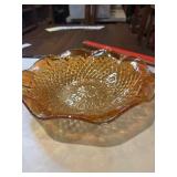 Vintage Indiana glass Company, diamond point,
