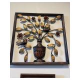 Metal work sculpting art work 19x19