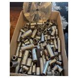 Large assortment of tools, sockets, and DeWalt