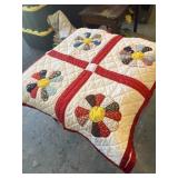 Beautiful 86ï¿½ x 74ï¿½ Dresden plate patchwork