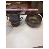 Vintage silver plated trophy style champagne