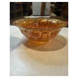 Antique Marigold, carnival glass bowl, imperial