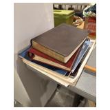 Assorted books and magazines, better homes,