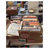Four boxes of books