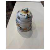 Ceramic beehive, honey pot