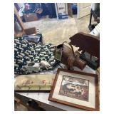10 piece lot of pig decorations, some vintage,