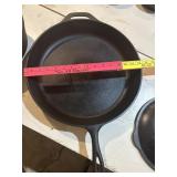 15 1/2" USA 149K Lodge vintage cast iron skillet