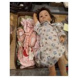 Vintage Chatty Cathy doll with lot clothes, she