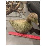 Vintage concrete duck