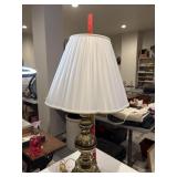 Beautiful, heavy brass table lamp