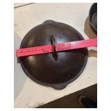 8 1/2" C vintage cast iron pan lid