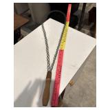 Vintage antique rug beater