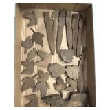 23 vintage wooden pieces, wooden cutouts, crafts