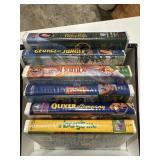 6 vintage VHS tapes, five Walt Disney and Warner