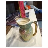 Vintage 1940s USA art pottery ewer pitcher