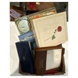 Lot stationary, cross pen, postage, cards, NIB