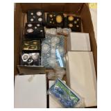 Several vintage NIB dollhouse china sets