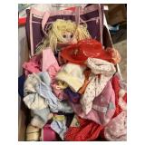 Vintage doll clothes and accessories