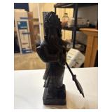 Vintage hand carved wooden statue, Chinese