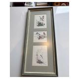 Wildlife art print by Middleton 8 x 20