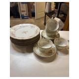 17 piece vintage Haviland and Co., Limoges China,