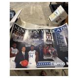 6 UK Wildcat football and basketball posters