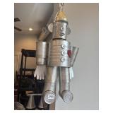 Tin man hanging decor, handmade, 25" , metal art