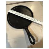 Vintage cast iron griddle with smoke ring #7