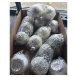 14 new white and silver Christmas tree ornaments