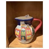 Vintage Christmas pitcher, World Bazars inc.