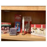 Lot of vintage Christmas, Nutcracker, candle,