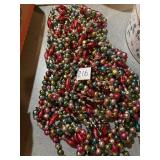 Vintage mercury Christmas tree beaded streamer