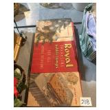 Vintage box of royal sparking bubble lamps