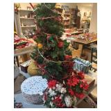 Lot of Christmas, 3ï¿½ Christmas tree with vintage