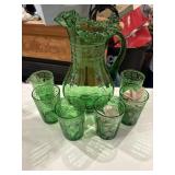 1906 Northwood Glass Company, green tinted